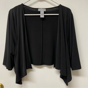 🌸 Dressy black shrug from Catherine’s. Size 0x